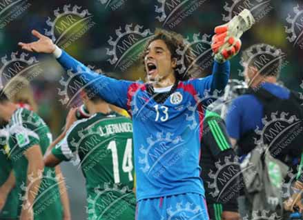 Brasil, 23 de junio de 2014 - Guillermo Ochoa, Foto Barrera